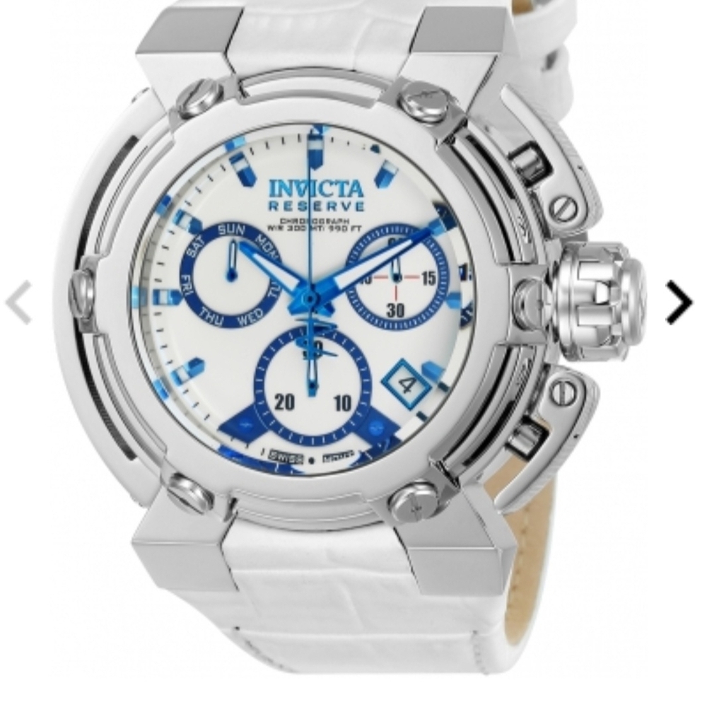 Invicta Reserve Silver and Blue 46mm X Wing Watch